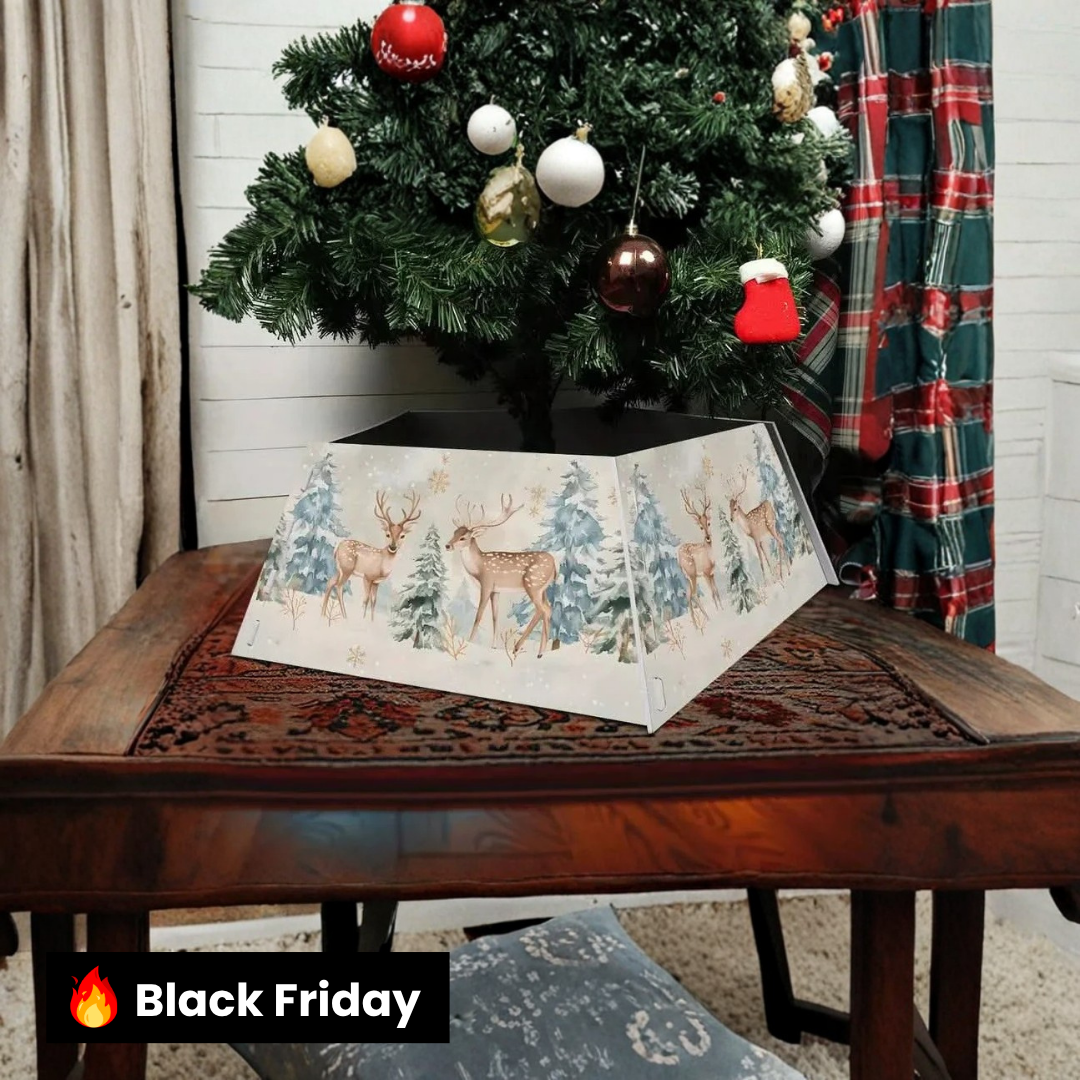 Saia Árvore de Natal Base PVC Encaixe 55x42x25cm