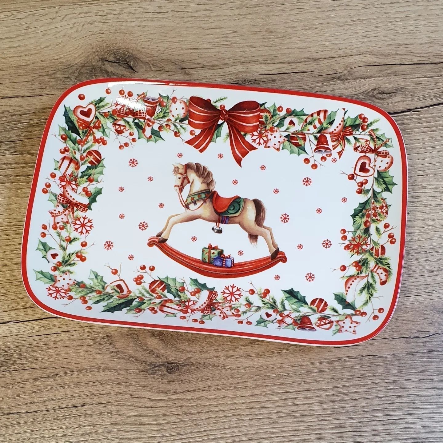 Kit Porcelana Natalina Elegance – 9 Peças