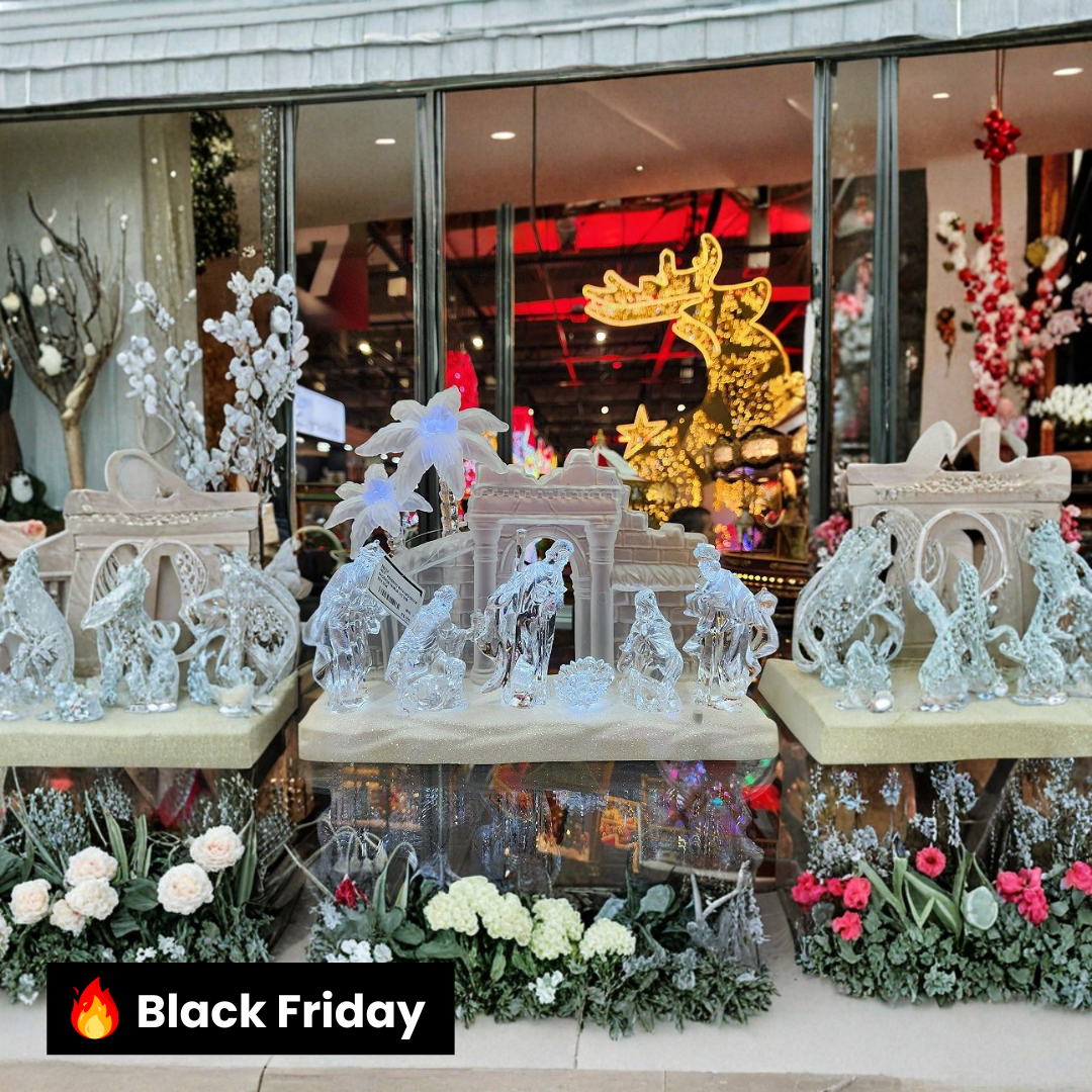 PRESÉPIO EM ACRÍLICO COM LUZ