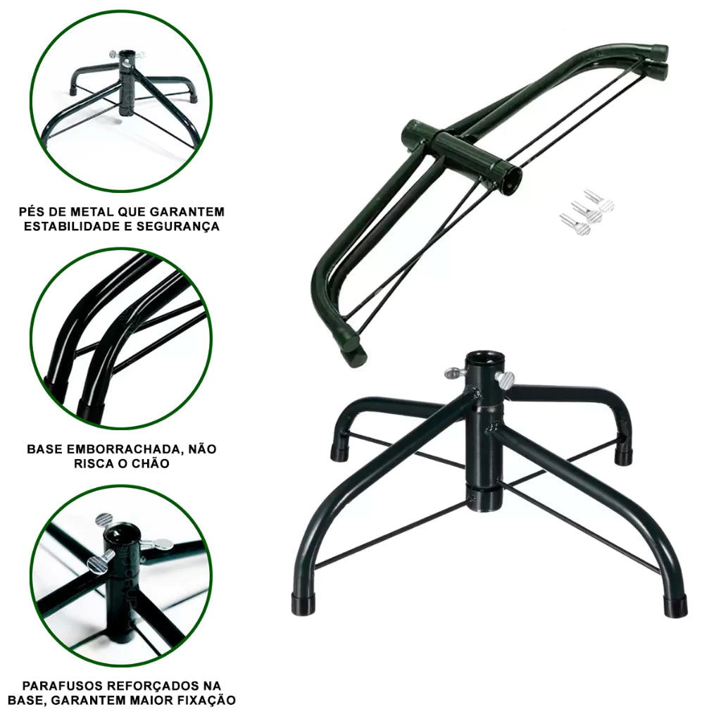 Pinheiro de Natal 900 Galhos [ + LED DE BRINDE ]